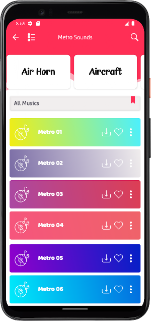 Metro Sounds Screenshot 1