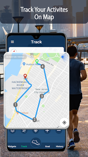 Pacer: Steps Counter & Calories Counter app Screenshot 1