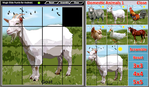 Magic Slide Puzzle D.Animals1 Screenshot 2