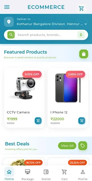 Ecommerce App Screenshot 0