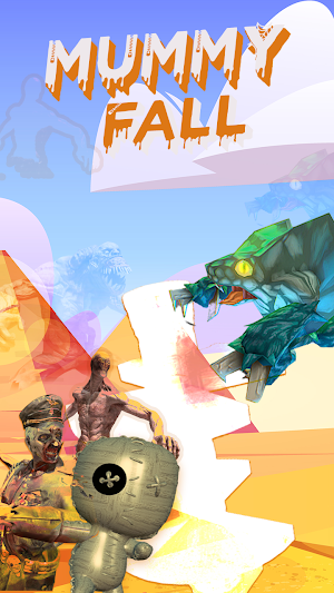 Mummy Fall - Casual Jump Game Screenshot 0