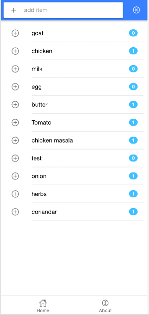 Home Grocery List App Screenshot 3