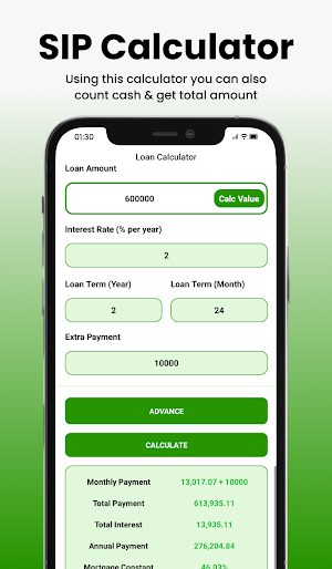 LoanCash - Loan EMI Calculator Screenshot 2