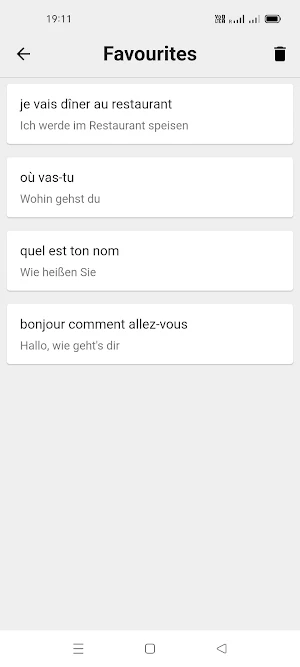 French To German Translator Screenshot 3