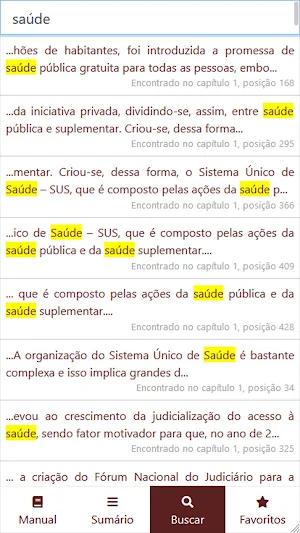 Manual de Direito à Saúde Screenshot 3