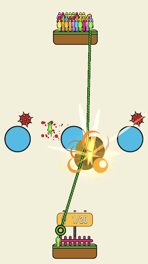 Rope Rescue! - Unique Puzzle Screenshot 2