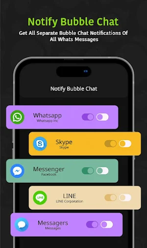 Bubble Chat - Bubble Message Screenshot 1