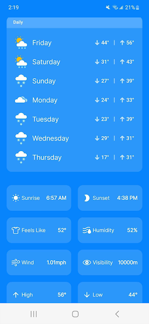 Weather Mode: Weather Launcher Screenshot 1