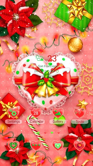 Christmas Heart - Wallpaper Screenshot 0