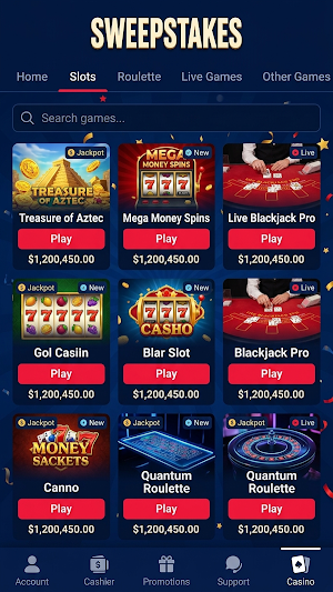 Sweepstakes Screenshot 0