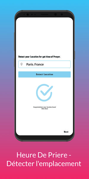 Prayer Time - Adhan France Screenshot 1