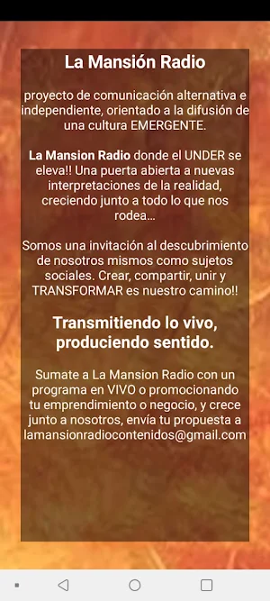 La Mansión Radio Screenshot 1