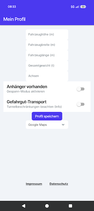 RoutenPlannerProfessional Screenshot 0