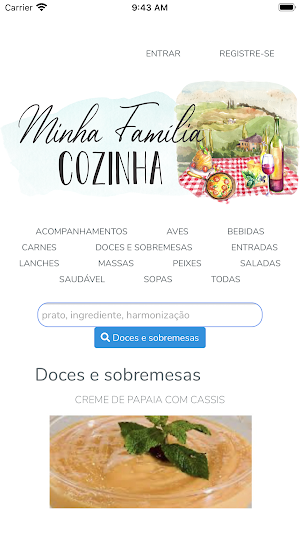 Minha Família Cozinha Screenshot 1