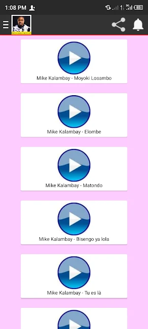 Mike Kalambay Songs Screenshot 1