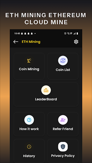 ETH Mining Ethereum Cloud Mine Screenshot 0