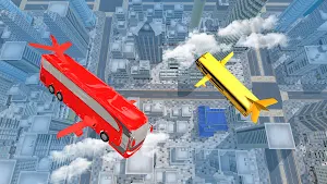 Aero Bus Robot Flying Game screenshot 8