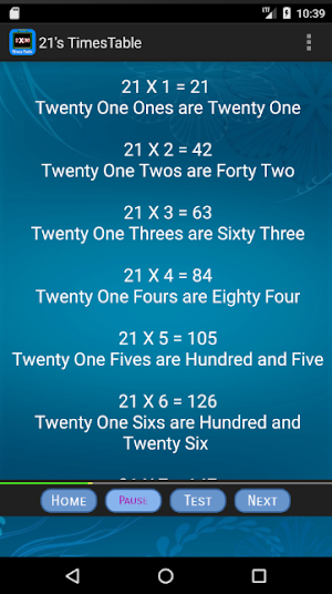 Times Table Memorizer Screenshot 2