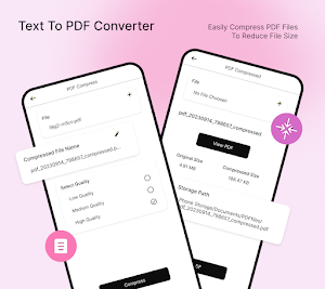 Text Note To PDF Converter Screenshot 2