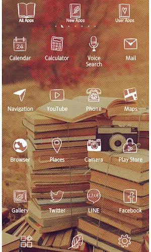 Cute Theme-Autumn Reading- Screenshot 3