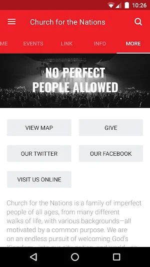 Church for the Nations (CFTN) Screenshot 2