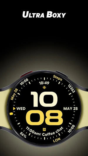 Ultra Boxy - Watch face Screenshot 0