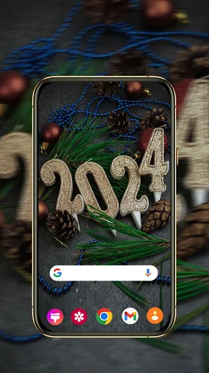 Happy Year 2024 Wallpaper Screenshot 3