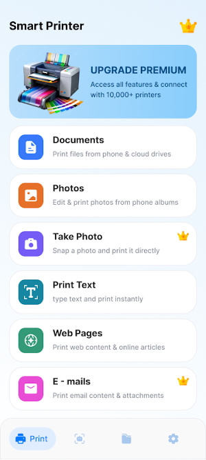 Print Document: Mobile Printer Screenshot 2