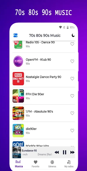 70s 80s 90s Music Screenshot 3
