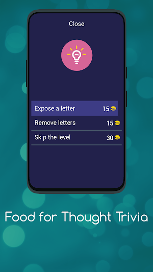Food for Thought Trivia Screenshot 1