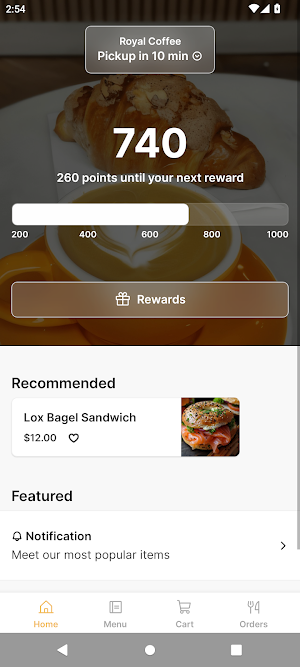 Royal Coffee Screenshot 0
