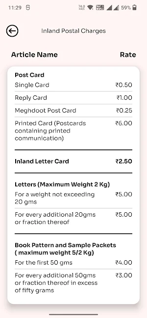 Speed Post Tracker - India Screenshot 3