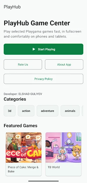 PlayHub Screenshot 1