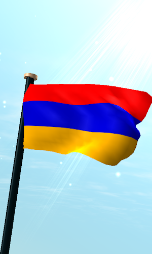 Armenia Flag 3D Live Wallpaper Screenshot 0