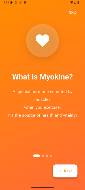 Myokine - Home Workout Screenshot 0
