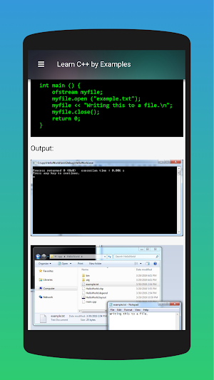 Learn C++ By Examples Screenshot 3