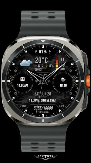 Weather Watch Face 074 Screenshot 0