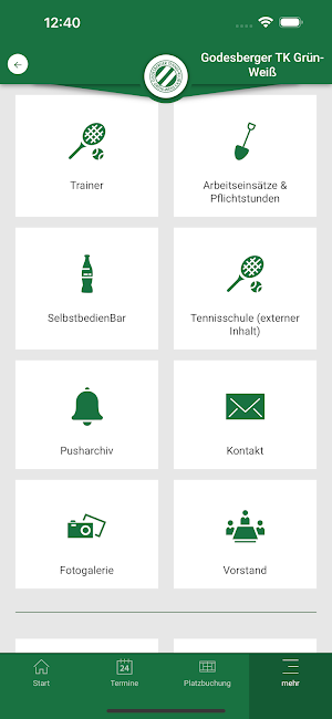 Godesberger TK Grün-Weiß Screenshot 3