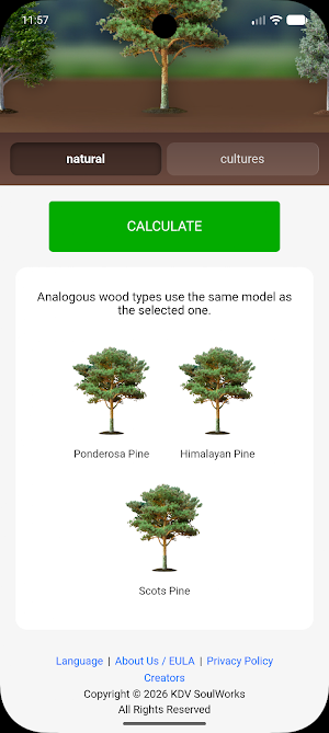 ForestCalc Screenshot 1