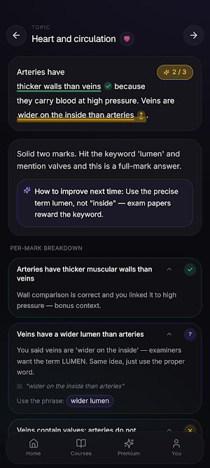 GradeNine: AI Exam Coach Screenshot 2