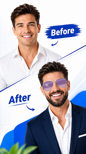 Men Hairstyle Photo Editor Screenshot 1