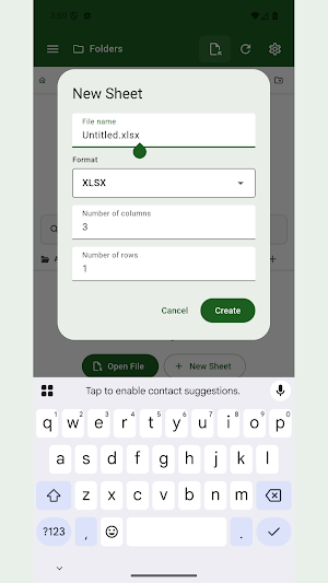 QuickSheet - Grid Editor Screenshot 1