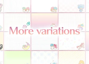 Notepad Little Twin Stars Screenshot 2