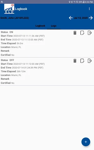 MasterTrack ELD Screenshot 3