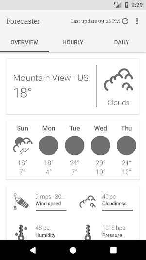 Dark Forecaster Screenshot 0