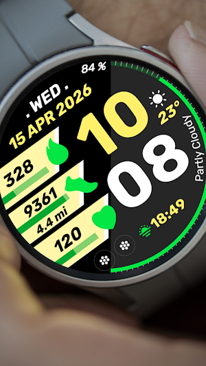 Active Edge Watch Face Screenshot 0