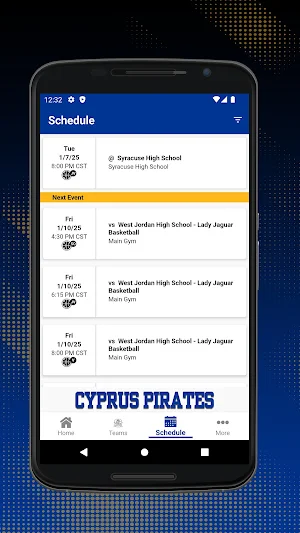 Cyprus Pirates Athletics Screenshot 1