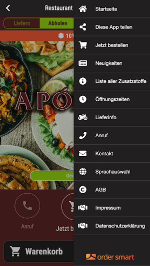 Restaurant Apollon Kiel Screenshot 2