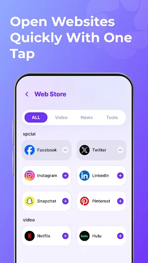 MobBrowse: Fast, Safe, Private Screenshot 2