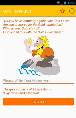 Gold Fever Quiz Screenshot 0